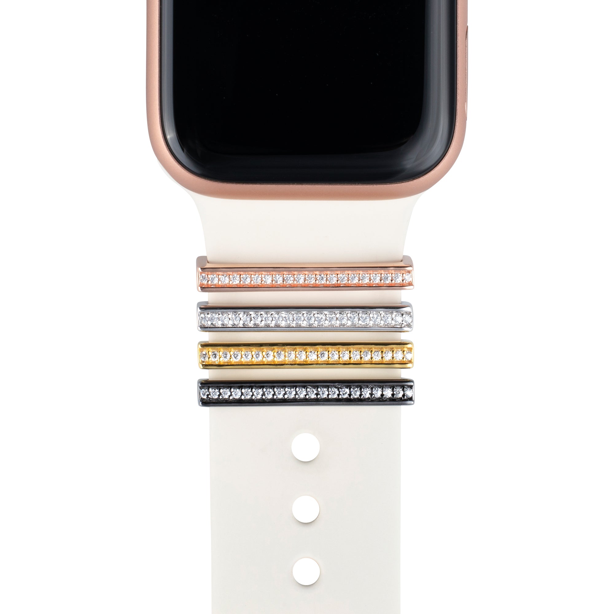 bytten channel cz ring accessory for Apple Watch and Fitbit bands
