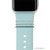 bytten sea blue stacking rings for Apple Watch sport bands and Fitbit bands. iwatch jewelry in sterling silver, gold and black rhodium