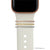 bytten white opal stacking rings for Apple Watch sport bands and Fitbit bands. iwatch jewelry in rose gold, sterling silver and gold