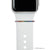 black rhodium bytten tiny rainbow crystal ring accessory for Apple Watch and Fitbit bands - black rhodium