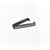 polished black rhodium bytten custom engraved 3mm clasp for apple watch - polished black rhodium