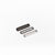 black mini glam stack™ • Apple Watch & Fitbit band accessory