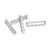 bytten polished silver positivity ring for apple watch and fitbit bands