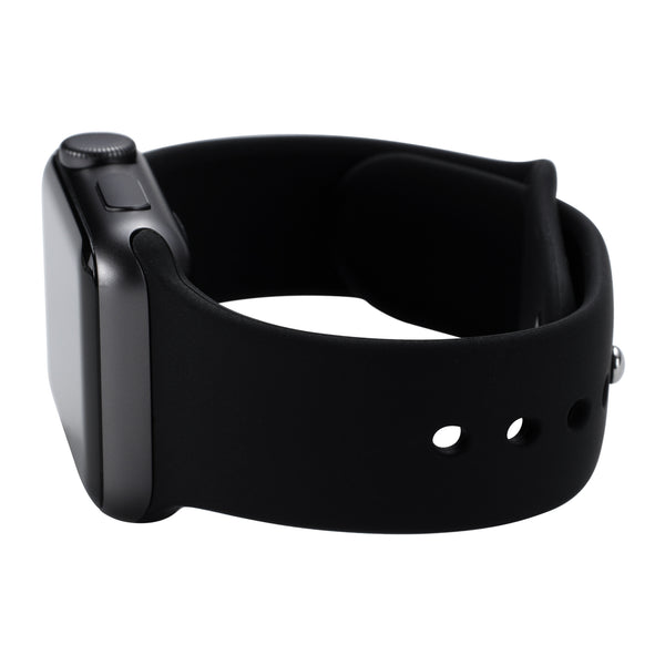 deep black bytten band for apple watch