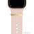 14K gold plated 925 sterling silver custom engraved etoile ring for Apple Watch and Fitbit bands