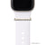 gold bytten round cut crystal eternity ring accessory for Apple Watch and Fitbit bands - gold