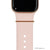 bytten garnet stacking rings for Apple Watch sport bands and Fitbit bands. iwatch jewelry in gold