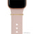 bytten pink opal stacking rings for Apple Watch sport bands and Fitbit bands. iwatch jewelry in gold