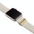 gold Gold Apple Watch Sport on antique white band with Bytten Glam Stack - gold