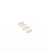 gold luxe Bytten Glam Stack accessory for Fitbit Alta and Alta HR - gold luxe