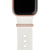 rose gold bytten channel cz ring accessory for Apple Watch and Fitbit bands - rose gold