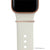 bytten white opal stacking rings for Apple Watch sport bands and Fitbit bands. iwatch jewelry in rose gold