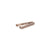 rose gold bytten channel set cz Clasp accessory for Apple Watch and Fitbit bands - rose gold
