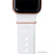 bytten cubic zirconia stacking rings for Apple Watch sport bands and Fitbit bands. iwatch jewelry in rose gold