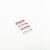 rose gold Bytten Glam Stack rings for Apple Watch - rose gold