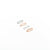 rose gold Bytten Glam Stack accessory for Fitbit Alta and Alta HR - rose gold