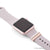 Rose Gold Glam Stack with satin rose non-engraved ring for Apple Watch and Fitbit bands