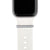 silver bytten channel cz ring accessory for Apple Watch and Fitbit bands - silver