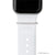 bytten cubic zirconia stacking rings for Apple Watch sport bands and Fitbit bands. iwatch jewelry in sterling silver