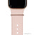 bytten garnet stacking rings for Apple Watch sport bands and Fitbit bands. iwatch jewelry in sterling silver
