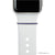 bytten lapis stacking rings for Apple Watch sport bands and Fitbit bands. iwatch jewelry in sterling silver