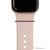 bytten ruby stacking rings for Apple Watch sport bands and Fitbit bands. iwatch jewelry in sterling silver