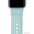 bytten sea blue stacking rings for Apple Watch sport bands and Fitbit bands. iwatch jewelry in sterling silver