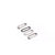silver Bytten Classic Stack accessory for Fitbit Alta - silver