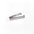 polished silver bytten clasp for Apple Watch and Fitbit bands - polished silver
