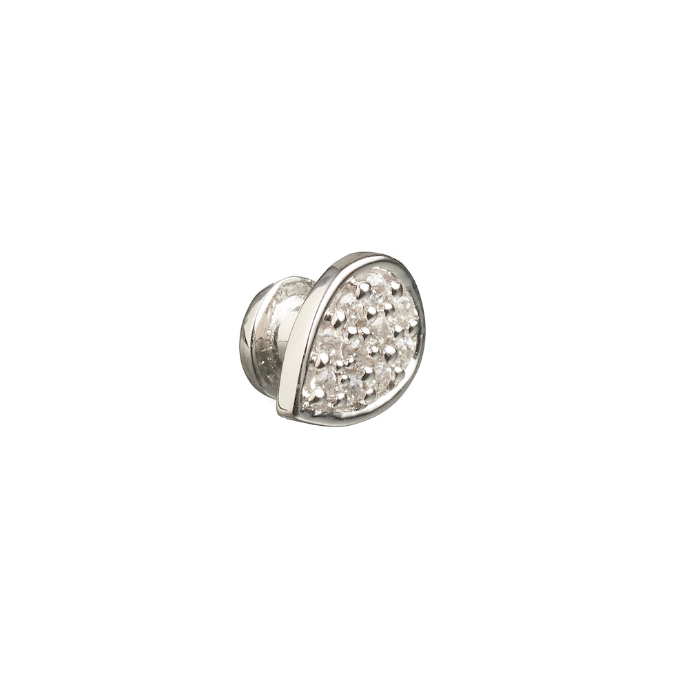 bytten apple watch pave teardrop charm iwatch charms silver