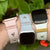 bytten apple watch ladybug charm wave ring 2mm satin ring iwatch charms rose silver gold