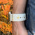 gold bytten butterfly  cz stud Apple Watch sport band accessory charm - gold and bytten rainbow crystal ring - gold