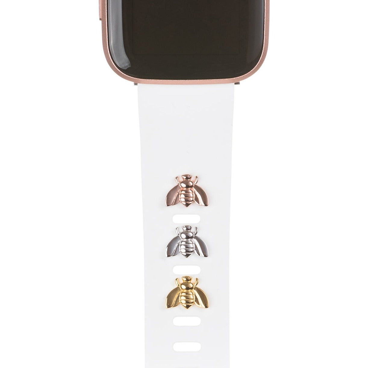 bytten Fitbit bee charms rose silver gold