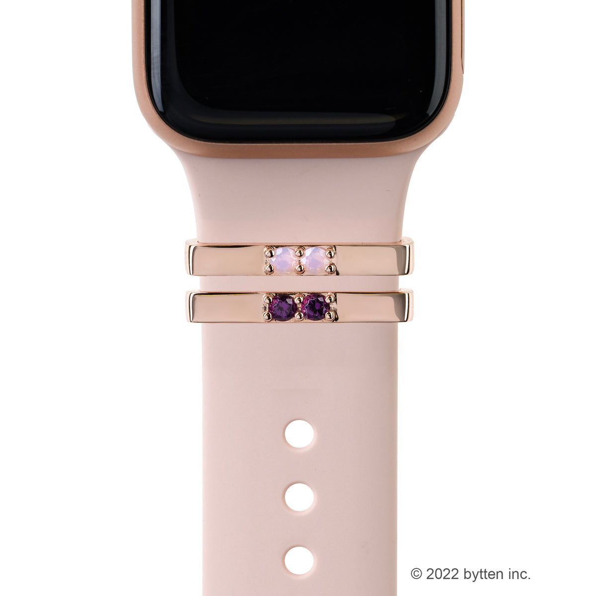 Original bytten® rose gold Sweden™ stacking rings - deals Apple Watch & Fitbit jewelry, band accessory