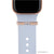 bytten double aquamarine crystal ring accessories for Apple Watch and Fitbit bands in rose gold