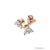 bytten apple watch triple aquamarine iwatch charms in rose gold