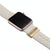 Gold Apple Watch Sport on antique white band with Bytten Glam Stack - gold