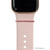 bytten ruby stacking rings for Apple Watch sport bands and Fitbit bands. iwatch jewelry in rose gold