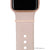 rose gold BYOB - build your own bytten - satin 2mm stacking ring Apple Watch sport band Fitbit band accessory