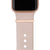 rose gold BYOB - build your own bytten - satin 3mm stacking ring Apple Watch sport band Fitbit band accessory