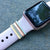 Bytten Ultimate Stack stacking rings on a pink sand Apple Watch sport band